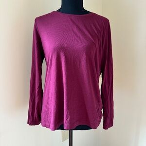 *DRESS BARN* Maroon Long Sleeve Shirt Size XL